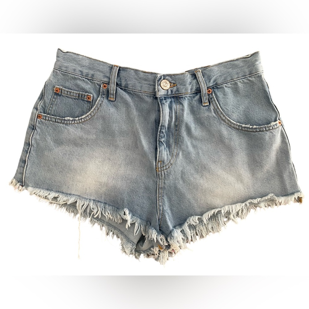 BDG Urban Outfitters light denim cutoff shorts